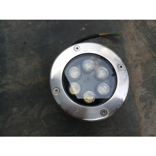 đèn led âm đất 6w 6 mắt led