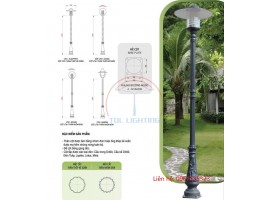 Cột đèn trang trí sân vườn Bamboo